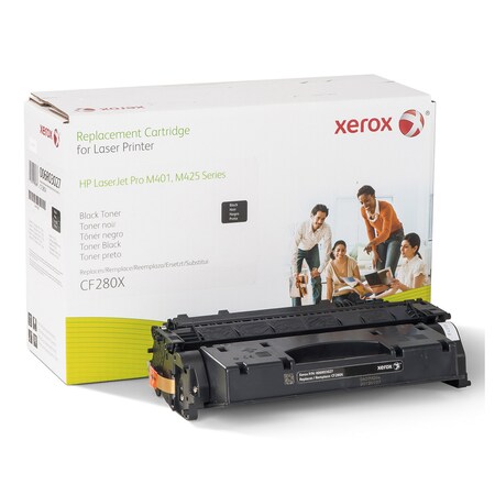 Xerox 006R03027 Remanufactured CF280X (80X) Hi-Yld Toner, 8800 Pg-Yld, Black 006R03027